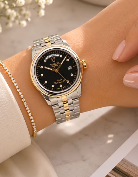 Tudor Glamour Date & Day M56003-0007